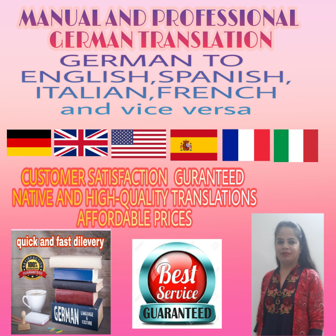 Bestseller - professionally translate german to english, french, italian, and spanish