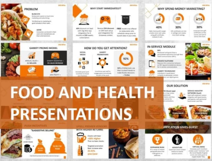 Gig Preview - Do impactful and creative health and food presentation