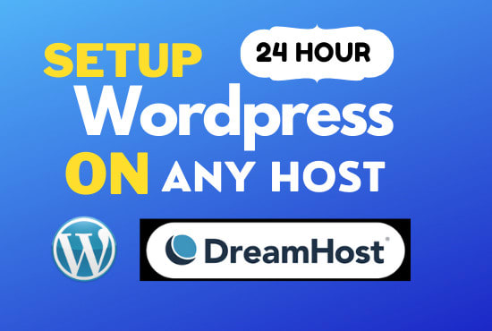 Gig Preview - Setup wordpress on dreamhost ,digitalocean, plesk, cloudways