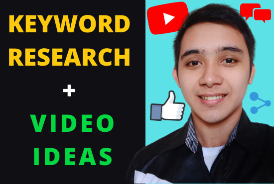 Gig Preview - Do best youtube keyword research and provide video ideas