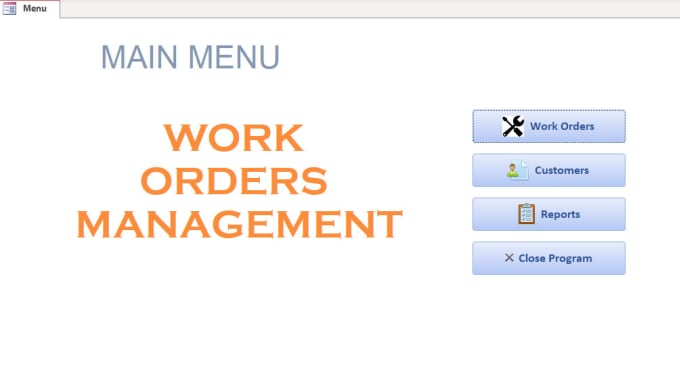 Gig Preview - Deliver you work orders managment system