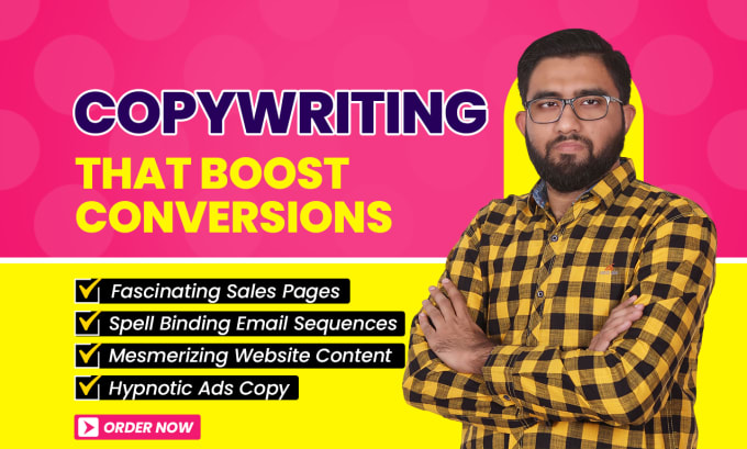 Gig Preview - Do copywriting for ads, emails, websites, and sales pages