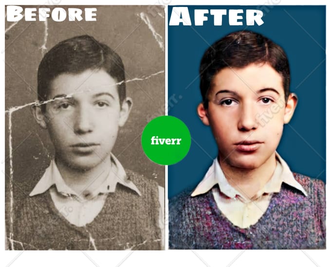 Gig Preview - Professionally repair restore and colour old photos