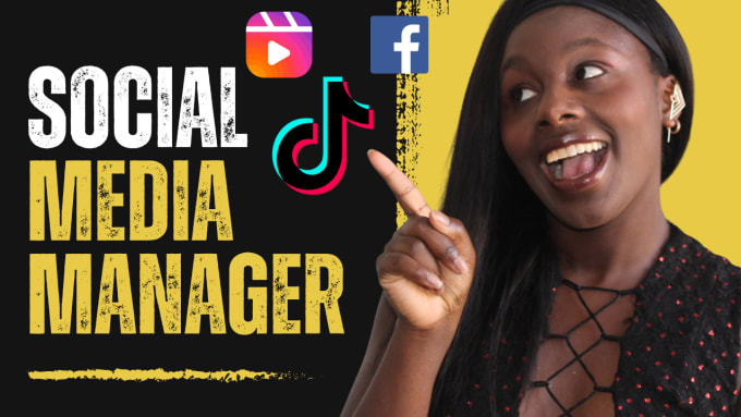 Gig Preview - Be your social media manager for instagram, tiktok, facebook