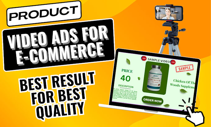 Gig Preview - Make product video ads for ecommerce