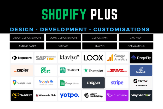 Gig Preview - Do shopify plus custom development