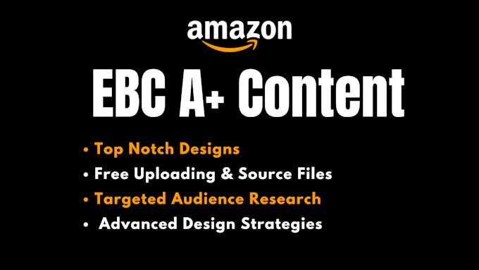 Gig Preview - Amazon ebc design enhanced brand content ebc a plus,listing images