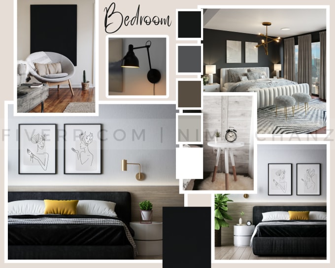 Gig Preview - Create an interior design mood board with a shopping list