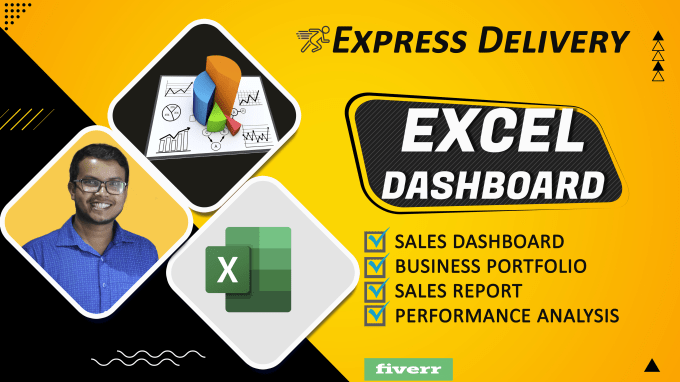 Gig Preview - Make dynamic dashboard, pivot tables and charts in excel