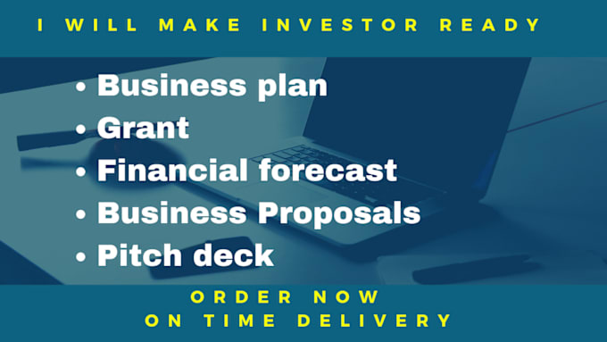 Gig Preview - Craft professional business plan financial model pitch deck