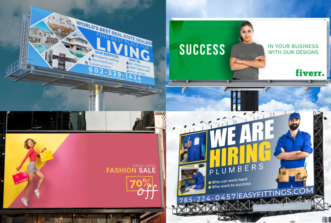 Gig Preview - Do an outdoor billboard design, outdoor signage design