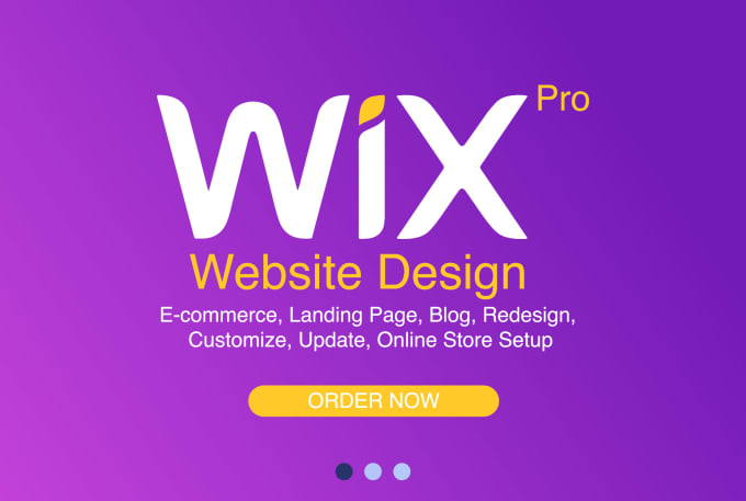 Bestseller - create wix website design, redesign wix website and ecommerce