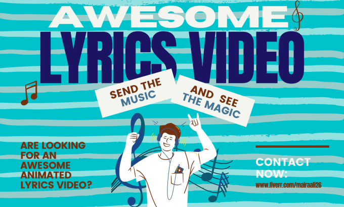 Gig Preview - Create an awesome animated lyrics video