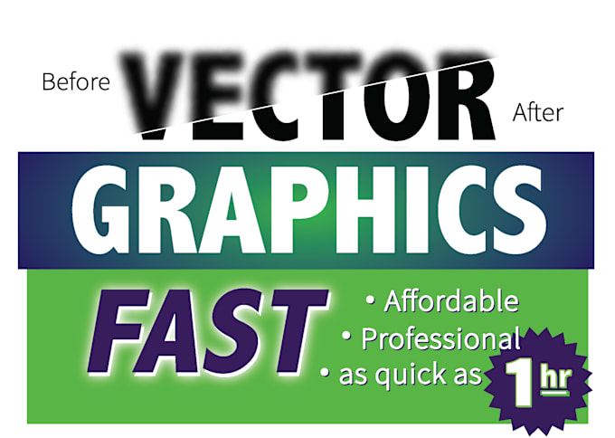 Gig Preview - Get vector graphics ready for print and digital needs fast