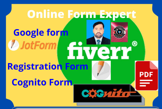 Gig Preview - Create type form google form, type form, conditional form, jot form expert form