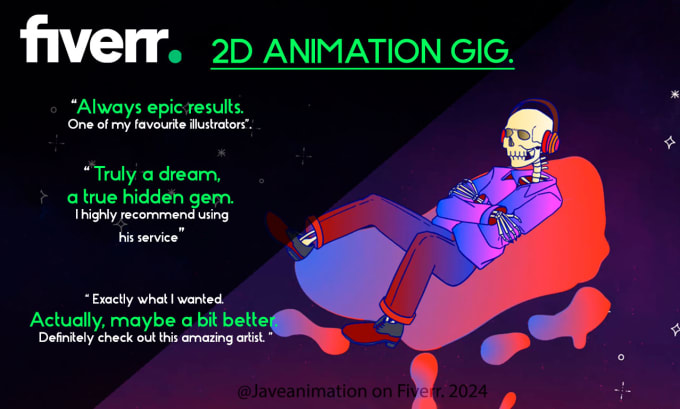 Gig Preview - Make an awesome 2d animation for your project