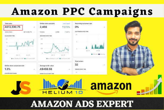 Gig Preview - Setup and manage amazon ads ppc campaign and optimize sponsored advertising