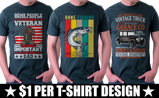 Gig Preview - Create custom bulk t shirt designs