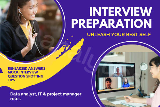 Gig Preview - Conduct a mock job interview and give you feedback