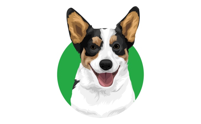 Gig Preview - Draw your dog or animal pet into cartoon portrait