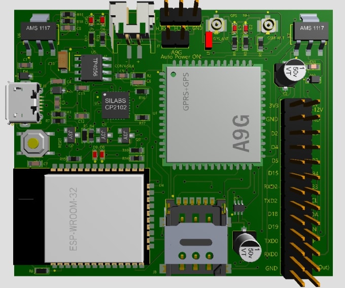 Gig Preview - Design smd pcb with 3d