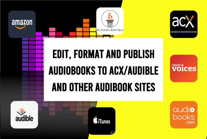 Gig Preview - Do acx audiobook formatting and publishing on audible and other sites