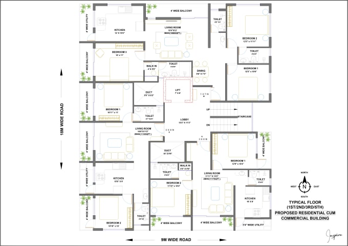 Gig Preview - Be your architect for house design interior layout