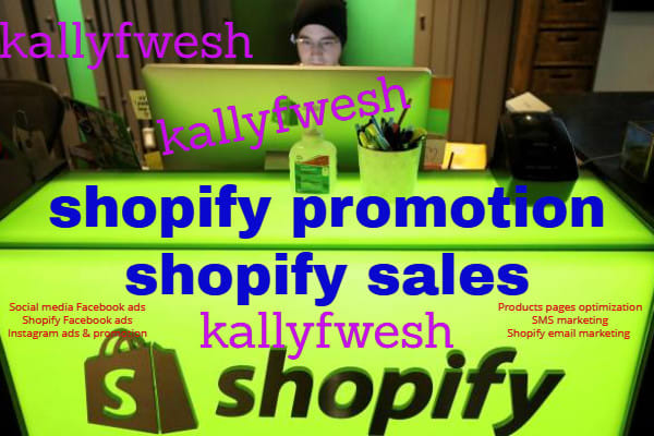 Gig Preview - Do shopify promotion, shopify sales, shopify traffic