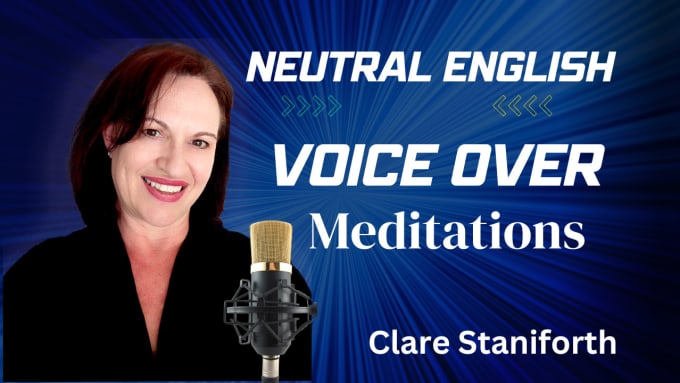 Gig Preview - Be your calm female voice for meditations and affirmations