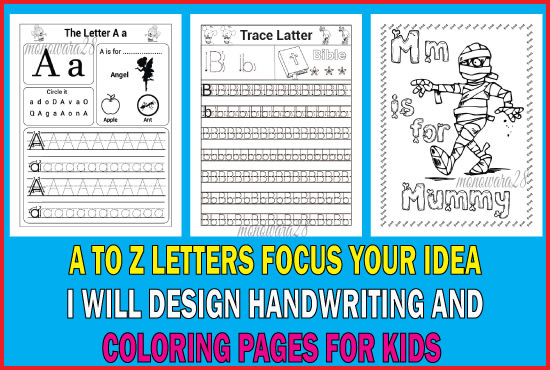 Gig Preview - Create activity coloring books interior design for KDP