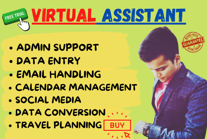 Gig Preview - Be your personal and administrative virtual assistant