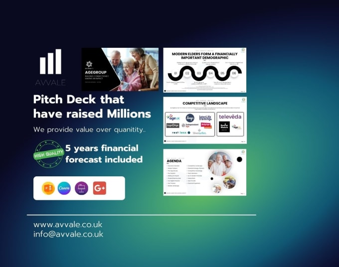 Gig Preview - Design a winning investor pitch deck for your startup