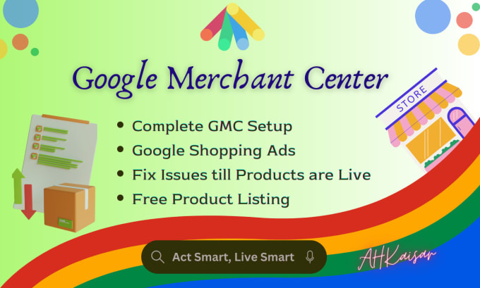 Gig Preview - Fix suspended google merchant center or free product listing