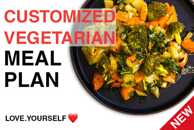 Gig Preview - Make customized vegetarian meal plan