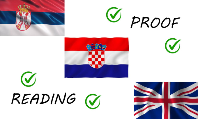 Gig Preview - Proofread your articles in serbian, croatian, and english