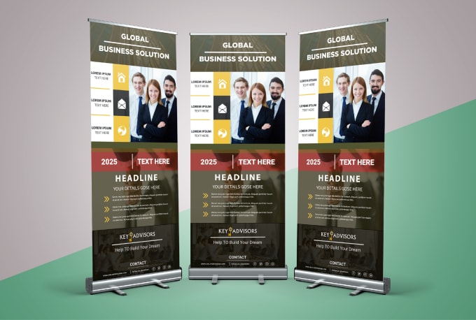 Gig Preview - Give you best roll up banner design