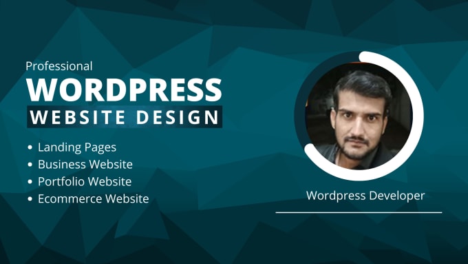 Gig Preview - Design a modern wordpress website or landing page