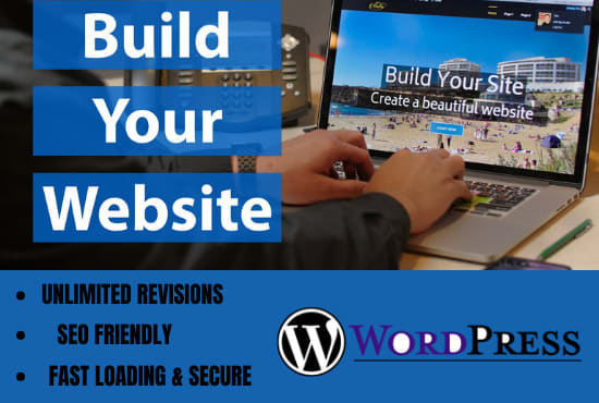 Gig Preview - Create responsive professional wordpress website design or blog site