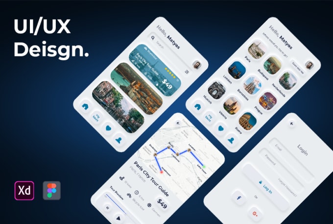 Bestseller - create modern UI UX designs and professional app prototypes