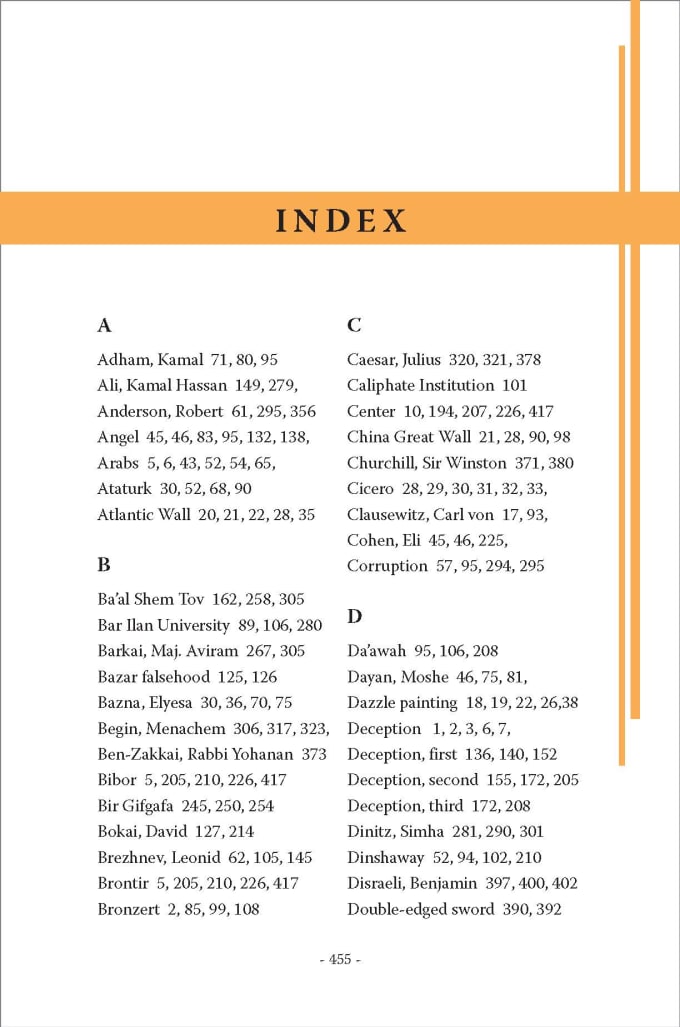 Gig Preview - Layout and index your book professionally