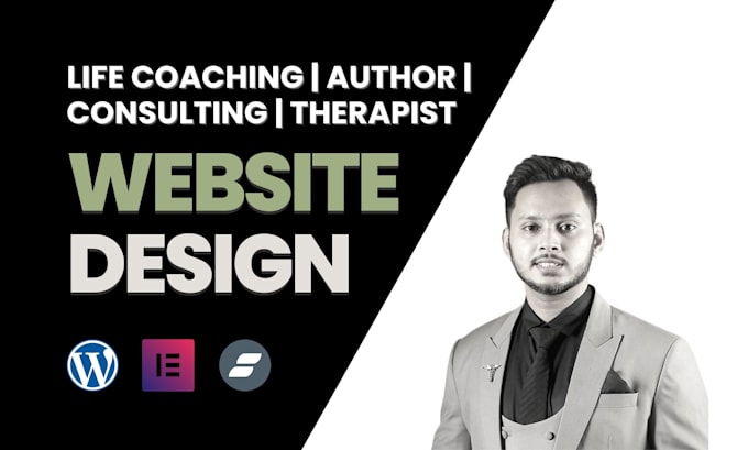 Gig Preview - Build mental health therapy, life coaching, author, counseling website with SEO