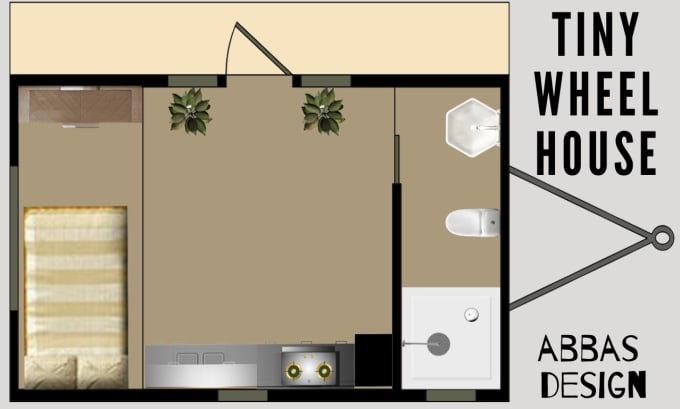 Gig Preview - Design your tiny house and shipping container house