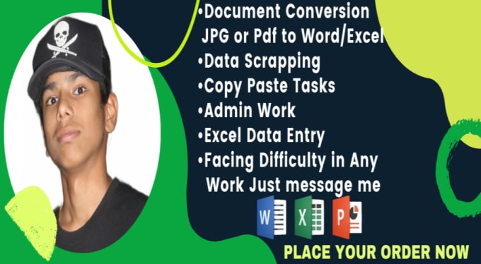 Gig Preview - Be your virtual assistant for data entry, copy paste work