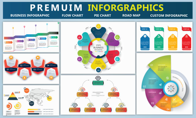 Gig Preview - Design creative business infographic, roadmap, flow chart, and pie chart