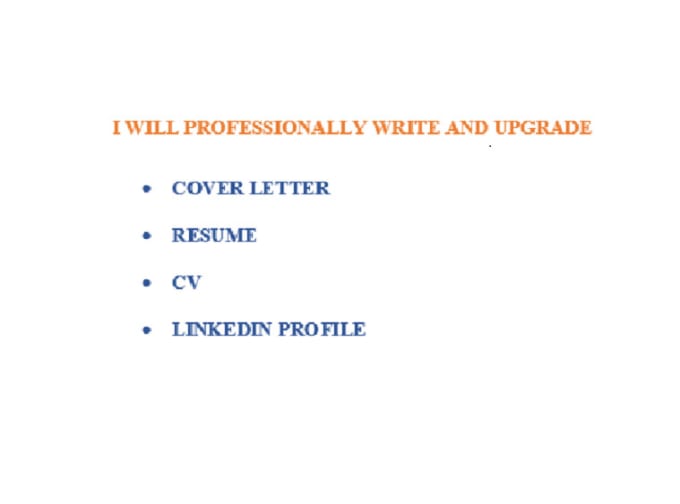 Gig Preview - Write your resume, and cover letter in 24 hours