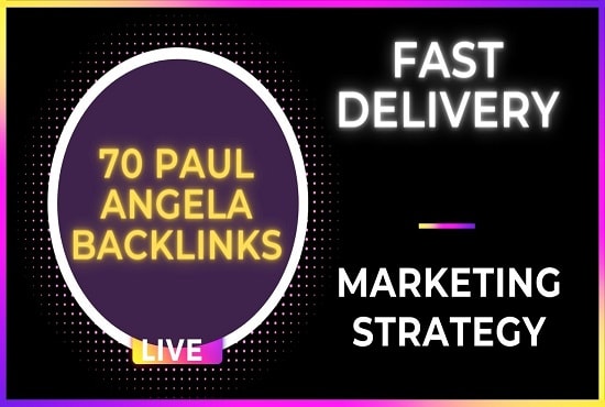 Gig Preview - Do 70 high da paul angela profile backlinks