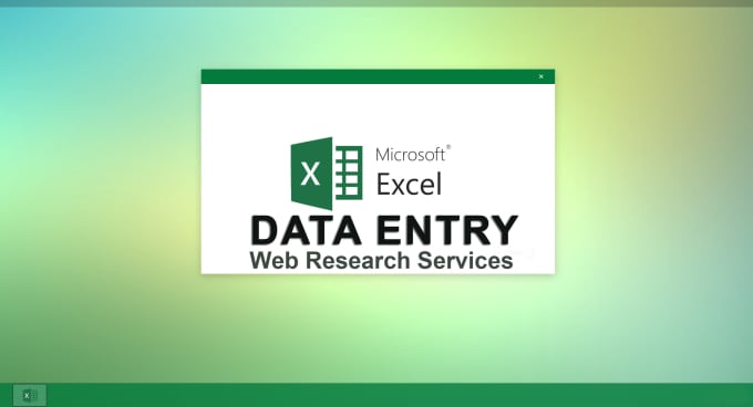 Gig Preview - Do excel data entry and web research