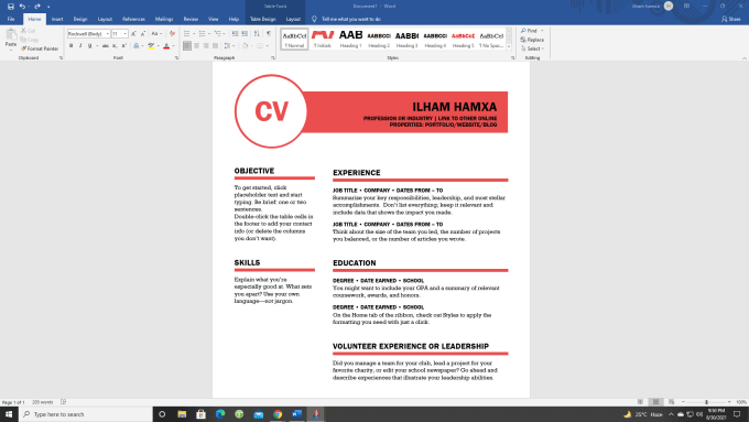 Gig Preview - Create your interactive CV, resume design