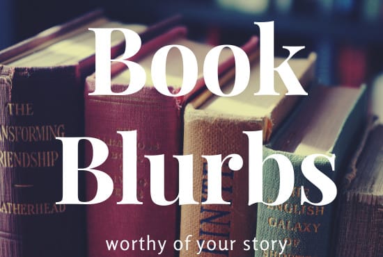 Gig Preview - Write a book blurb that will catch readers attention