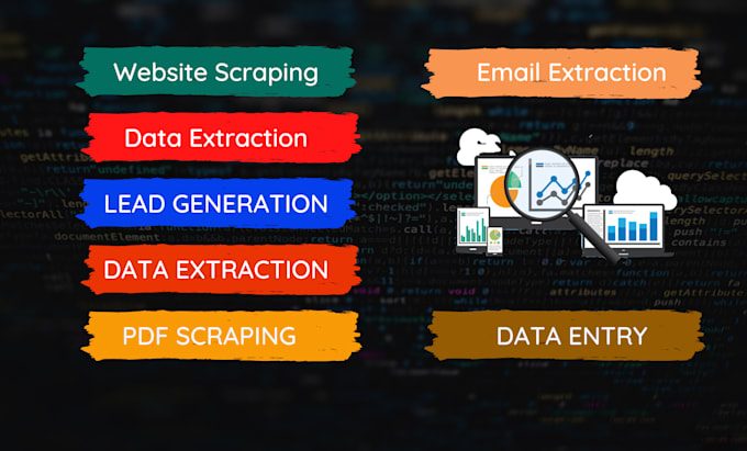 Gig Preview - Do web automation, web scraping,  data extraction in python scrapy, selenium